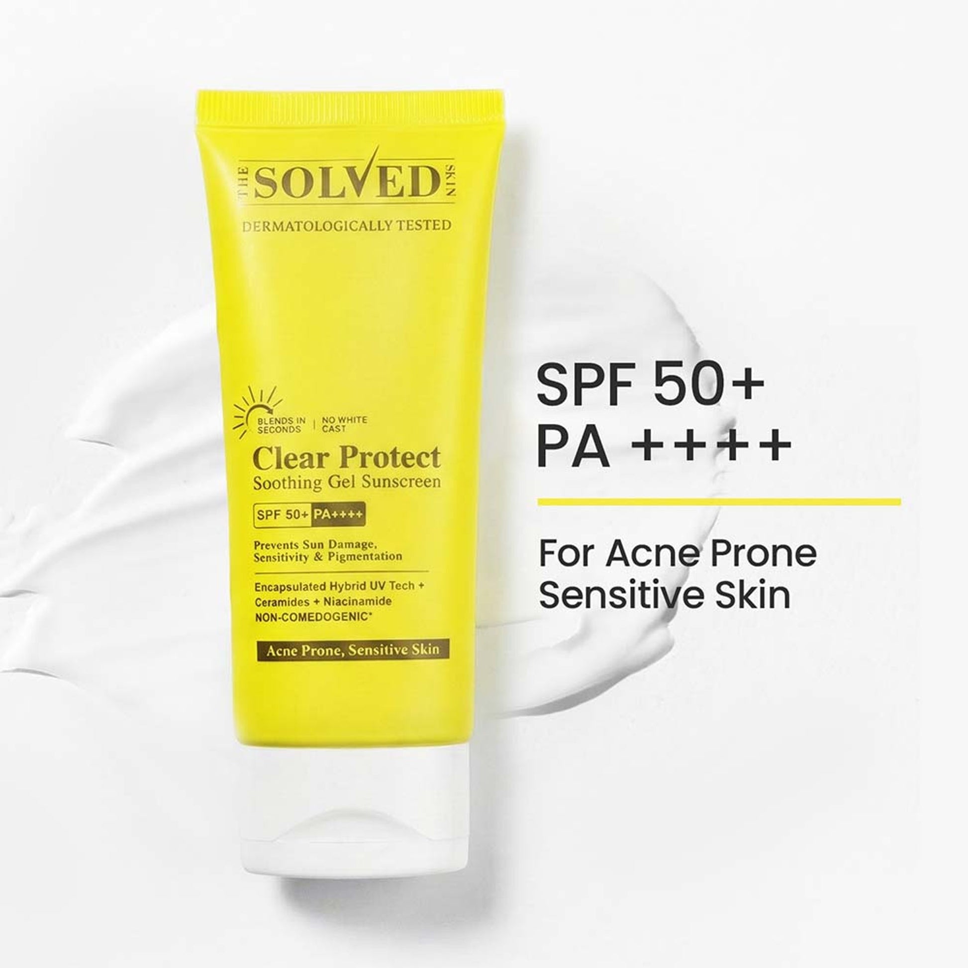 The Solved Skin Clear Protect Gel Sunscreen