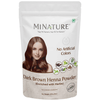 Minature Dark Brown Henna Powder Enriched with Herbs