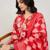 Dhiyona IE Floral Printed Empire Gotta Patti Pure Cotton Kurta & Trousers & Dupatta