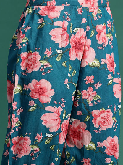 Dhiyona IE Floral Printed Pure Cotton Co-Ords