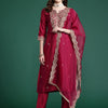 Dhiyona IE Women Embroidered Straight Kurta Set