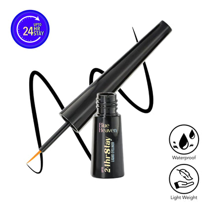 Blue Heaven 24Hr Stay Liquid Eyeliner - Black