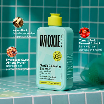 Moxie Beauty Gentle Cleansing Sulphate Free Shampoo For Dry & Frizzy Hair