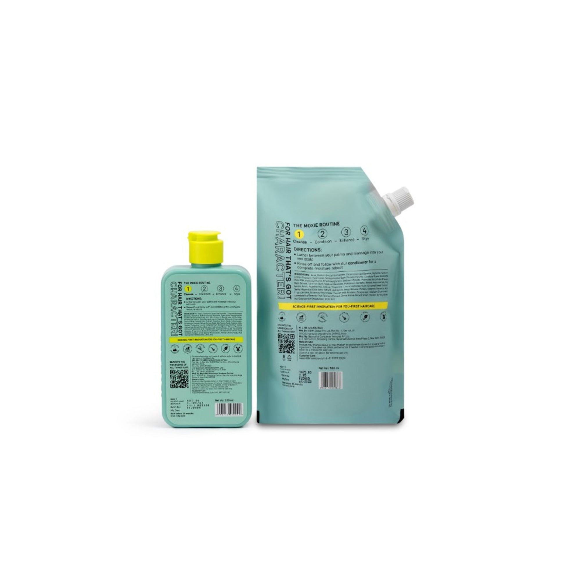 Moxie Beauty Gentle Cleansing Sulphate Free Shampoo For Dry & Frizzy Hair