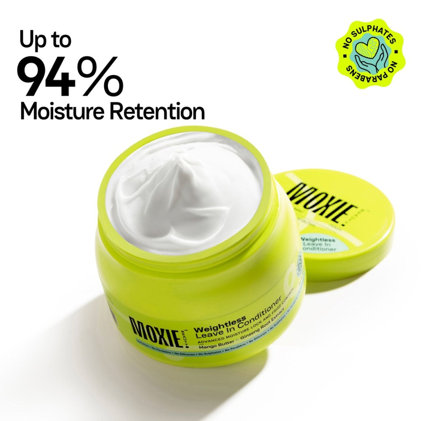 Moxie Beauty Weightless Leave In Conditioner for Dry and Frizzy Hair