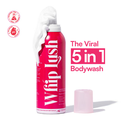 Gush Beauty Whip Lush, Lux Whipped Cream Body Wash & Shaving Cream, Cherry Scent