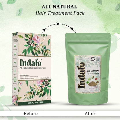Indalo All-Natural Hair Treatment Pack - Shikakai & Bhringraj