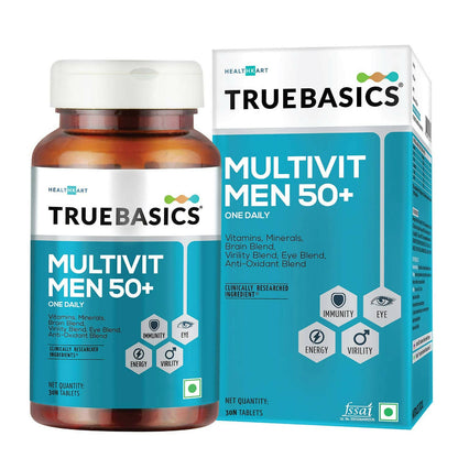 TrueBasics Multivit Men 50+ One Daily Tablets