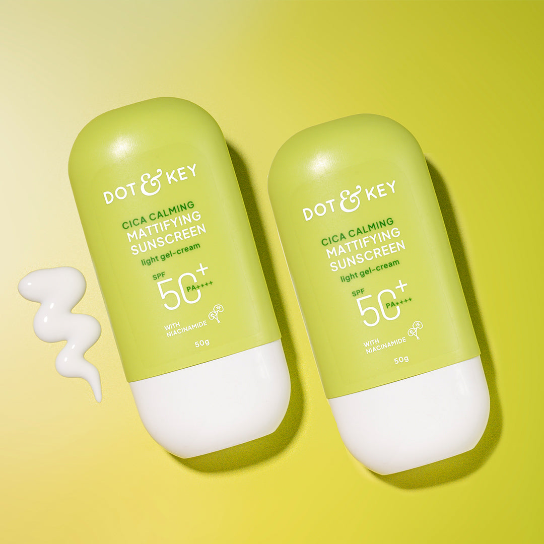 Dot & Key SPF 50+ Cica & Niacinamide Sunscreen 50g - Pack of 2