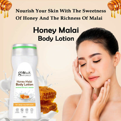 Globus Naturals Honey Malai Body Lotion