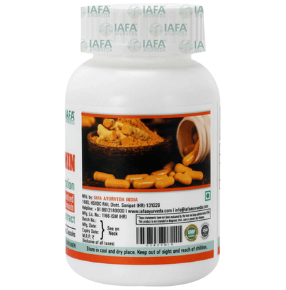 Iafa Ayuveda Curcumin Veg Capsules