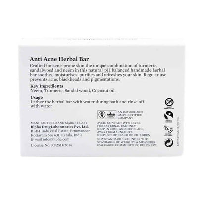 Bipha Ayurveda Anti Acne Herbal Bar