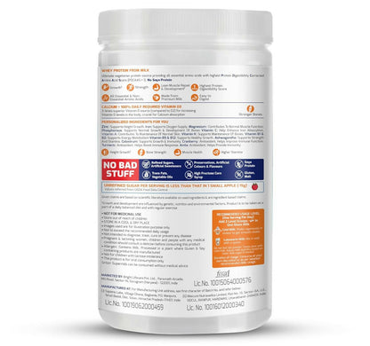 Gritzo SuperMilk Height+ Health Drink for 8-12y Girls - Double Chocolate Flavor - Indyancart