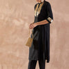 Dhiyona IE Embroidered Sequinned Straight Kurta With Trousers