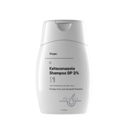 Traya Ketoconazole Shampoo BP 2% with Ichthammol & Aloe Vera