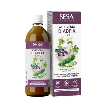 Sesa Ayurvedic Diabfix Juice with Karela Jamun Juice