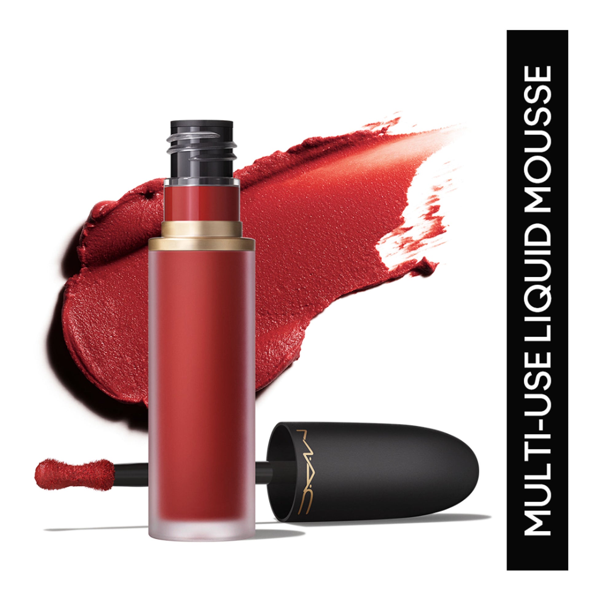 M.A.C Powder Kiss Lip And Cheek Mousse - Ruby Boo