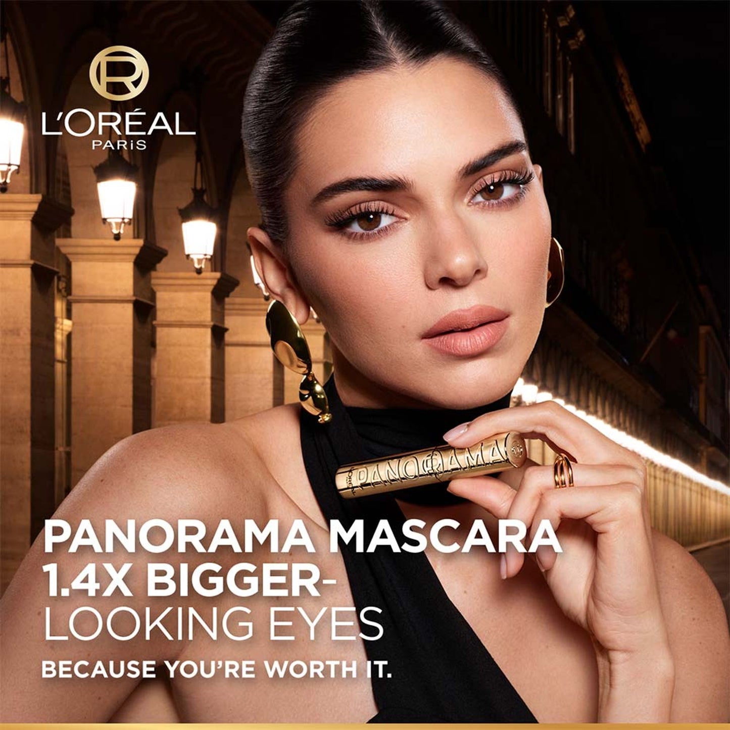 L'Oreal Paris Voluminous Panorama Waterproof Mascara Volumizing, Clump Free, Smudge free