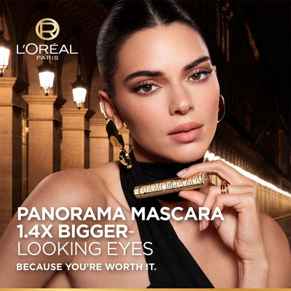L'Oreal Paris Voluminous Panorama Waterproof Mascara Volumizing, Clump Free, Smudge free
