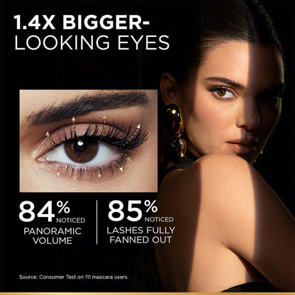 L'Oreal Paris Voluminous Panorama Waterproof Mascara Volumizing, Clump Free, Smudge free