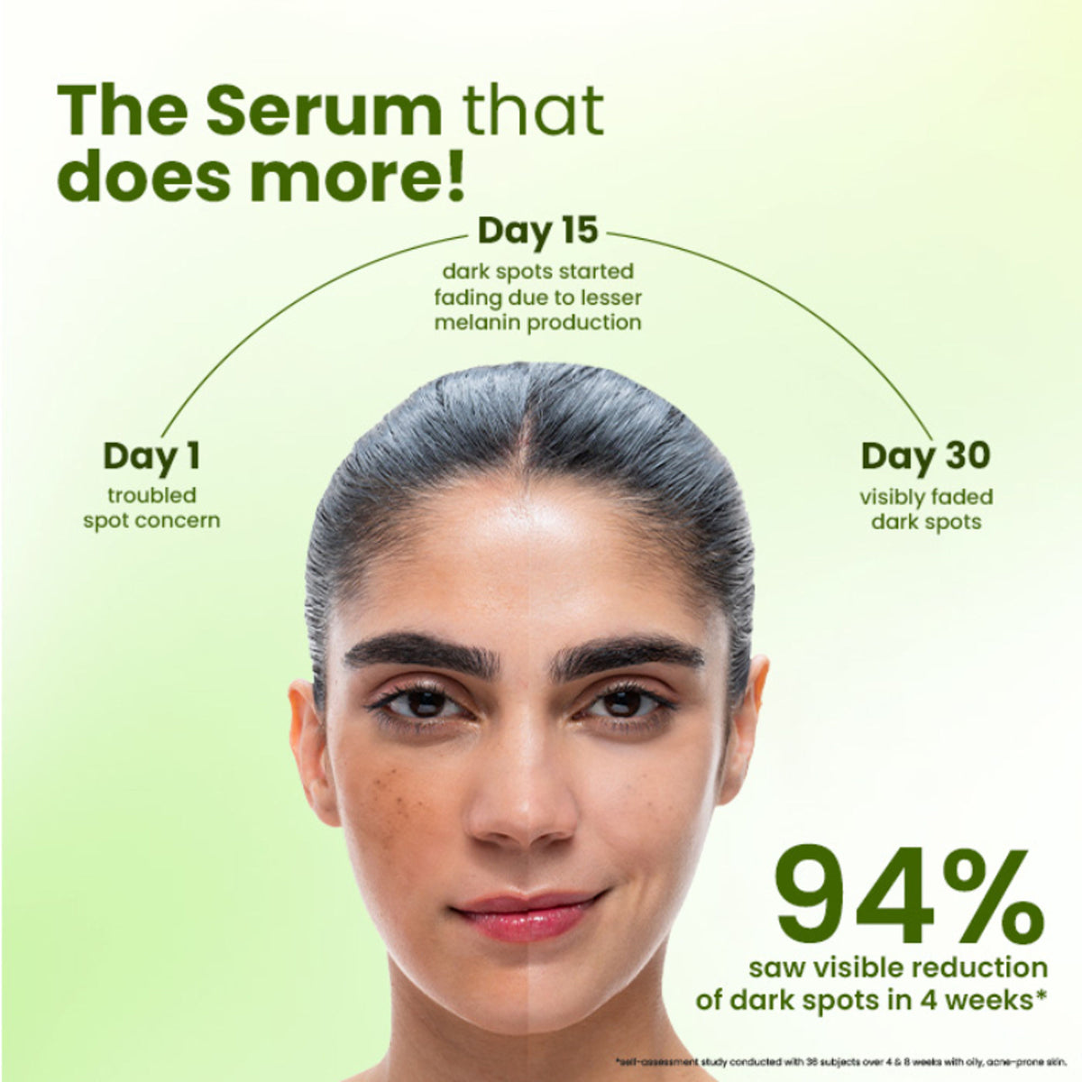 Dot & Key Niacinamide + Cica face serum for oily, acne-prone skin showing dropper and serum bottle with product label
