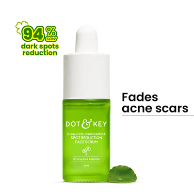 Dot & Key 10% Niacinamide + Cica Face Serum For Oily, Acne Prone Skin & Dark Spots Reduction