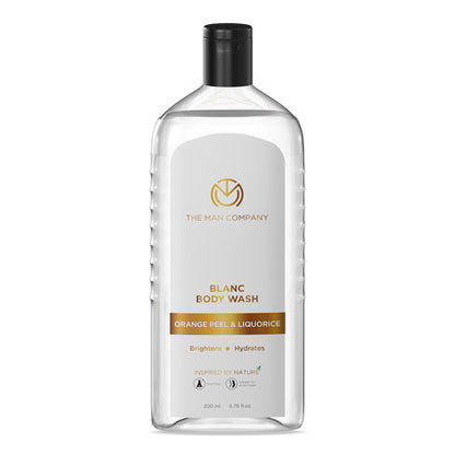The Man Company Blanc Body Wash for Skin Brightening & Hydration