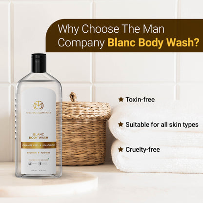 The Man Company Blanc Body Wash for Skin Brightening & Hydration