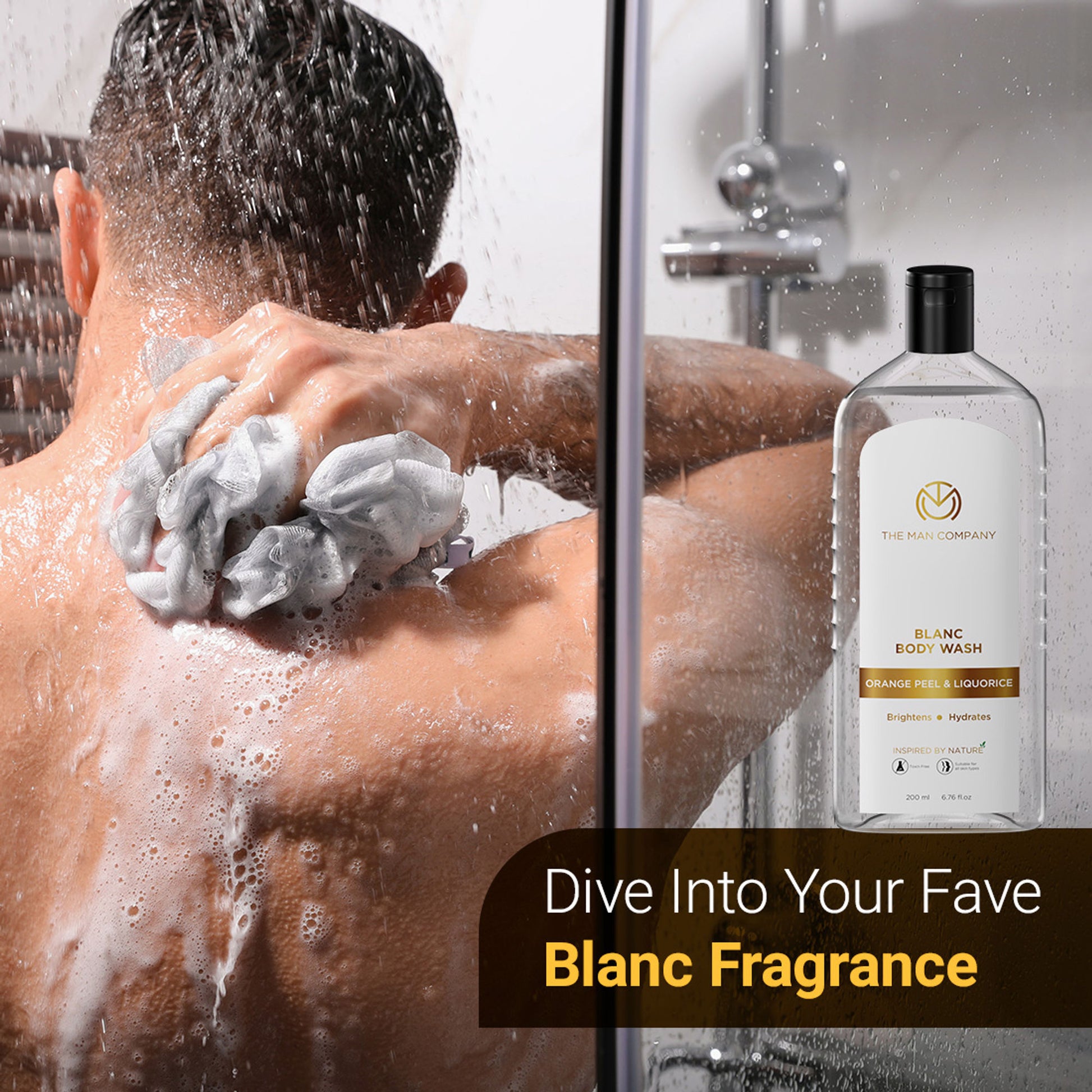 The Man Company Blanc Body Wash for Skin Brightening & Hydration