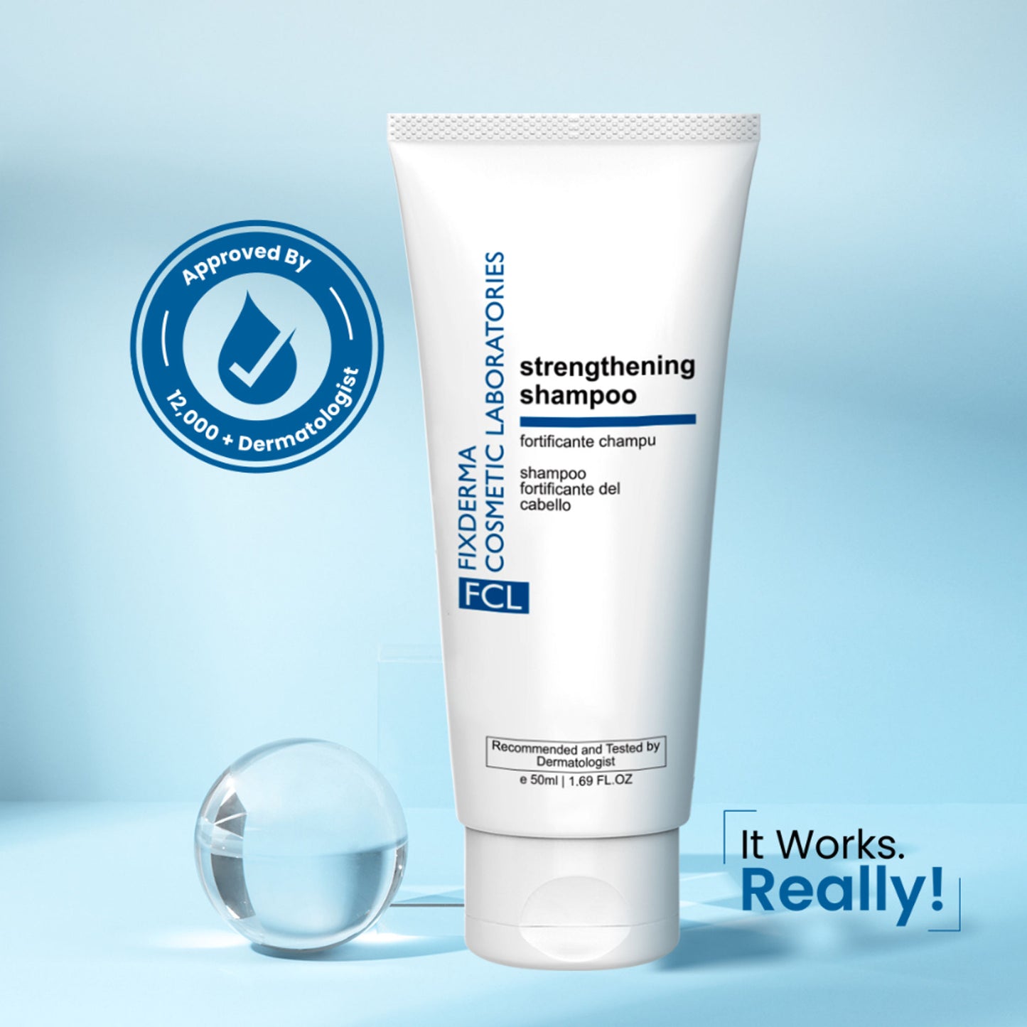 FCL Strengthening Shampoo| Strengthens Hair | Controls Hair Fall | Reduces Frizz