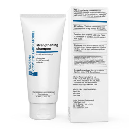 FCL Strengthening Shampoo| Strengthens Hair | Controls Hair Fall | Reduces Frizz