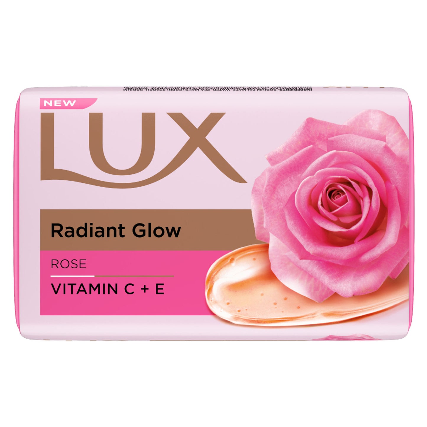 LUX Soft Glow Rose & Vitamin E Soap Bar (Pack of 3) Moisturizing Bathing Soap