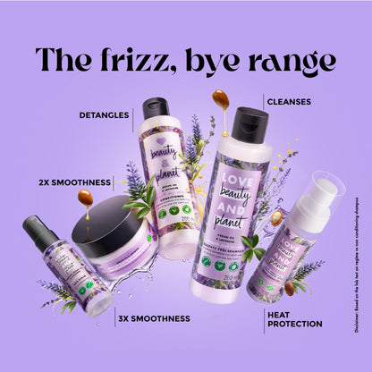 Love Beauty & Planet Argan Oil And Lavender Sulphate Free Conditioner For Dry & Frizzy Hair