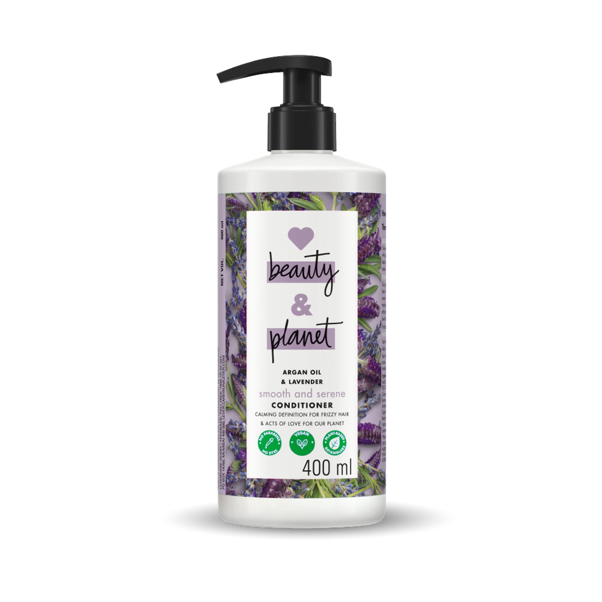 Love Beauty & Planet Argan Oil And Lavender Sulphate Free Conditioner For Dry & Frizzy Hair