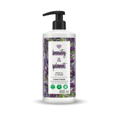 Love Beauty & Planet Argan Oil And Lavender Sulphate Free Conditioner For Dry & Frizzy Hair