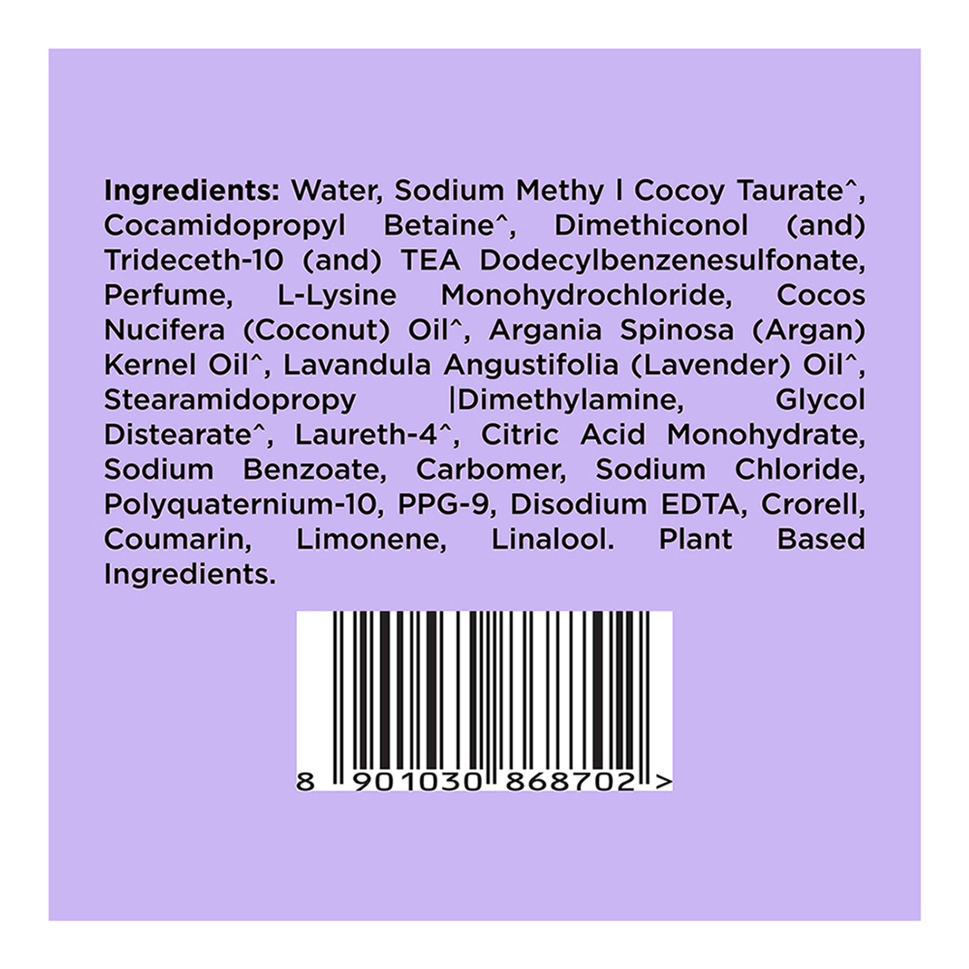 Love Beauty & Planet Argan Oil And Lavender Sulphate Free Shampoo For Dry & Frizzy Hair