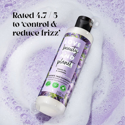 Love Beauty & Planet Argan Oil And Lavender Sulphate Free Shampoo For Dry & Frizzy Hair