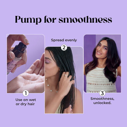 Love Beauty & Planet Argan Oil & Lavender Hair Serum For Smooth Frizz-Free Hair