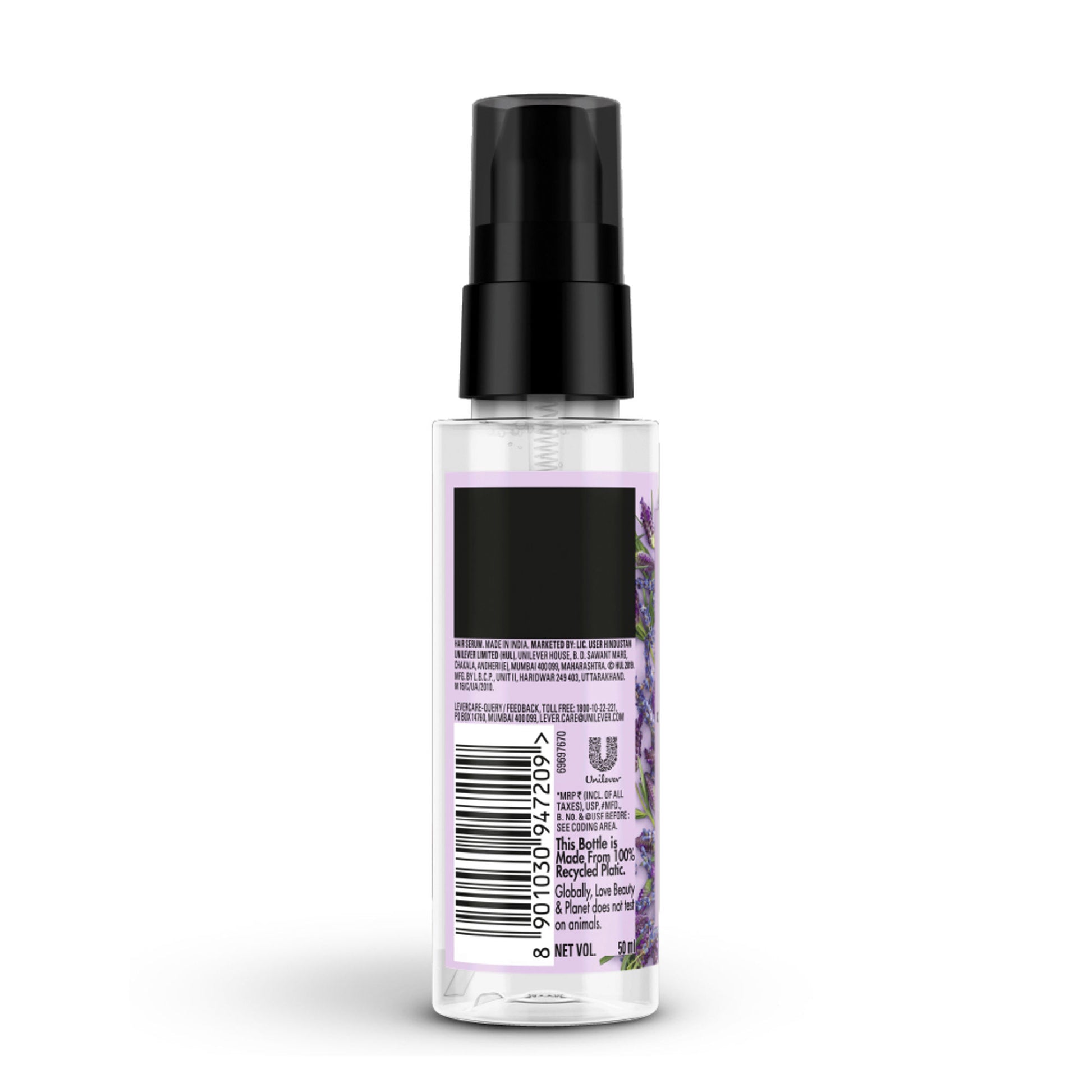Love Beauty & Planet Argan Oil & Lavender Hair Serum For Smooth Frizz-Free Hair