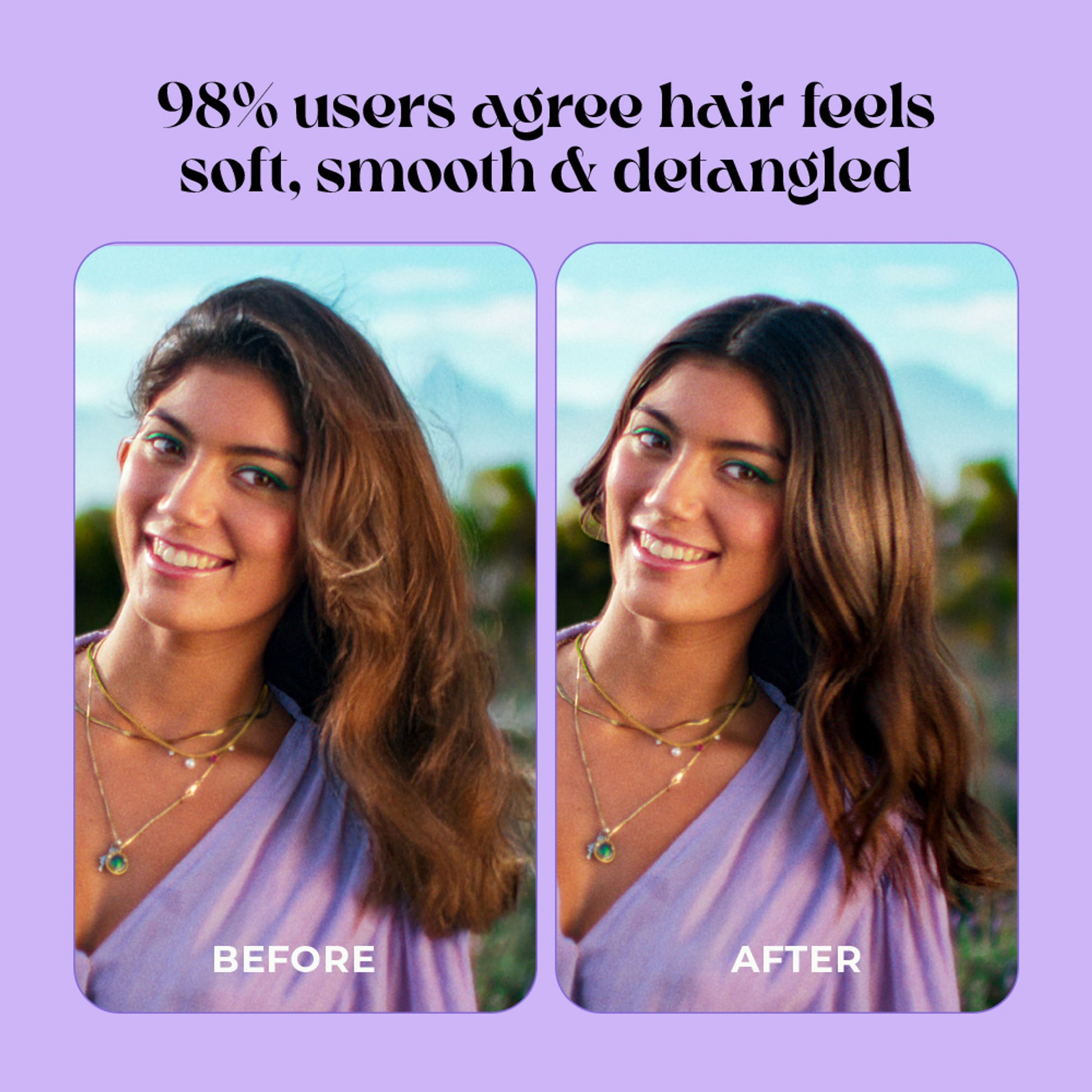 Love Beauty & Planet Argan Oil & Lavender Hair Serum For Smooth Frizz-Free Hair