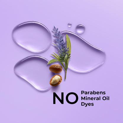 Love Beauty & Planet Argan Oil & Lavender Hair Serum For Smooth Frizz-Free Hair