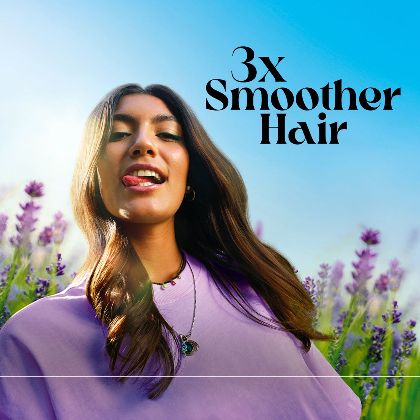 Love Beauty & Planet Argan Oil & Lavender Hair Serum For Smooth Frizz-Free Hair