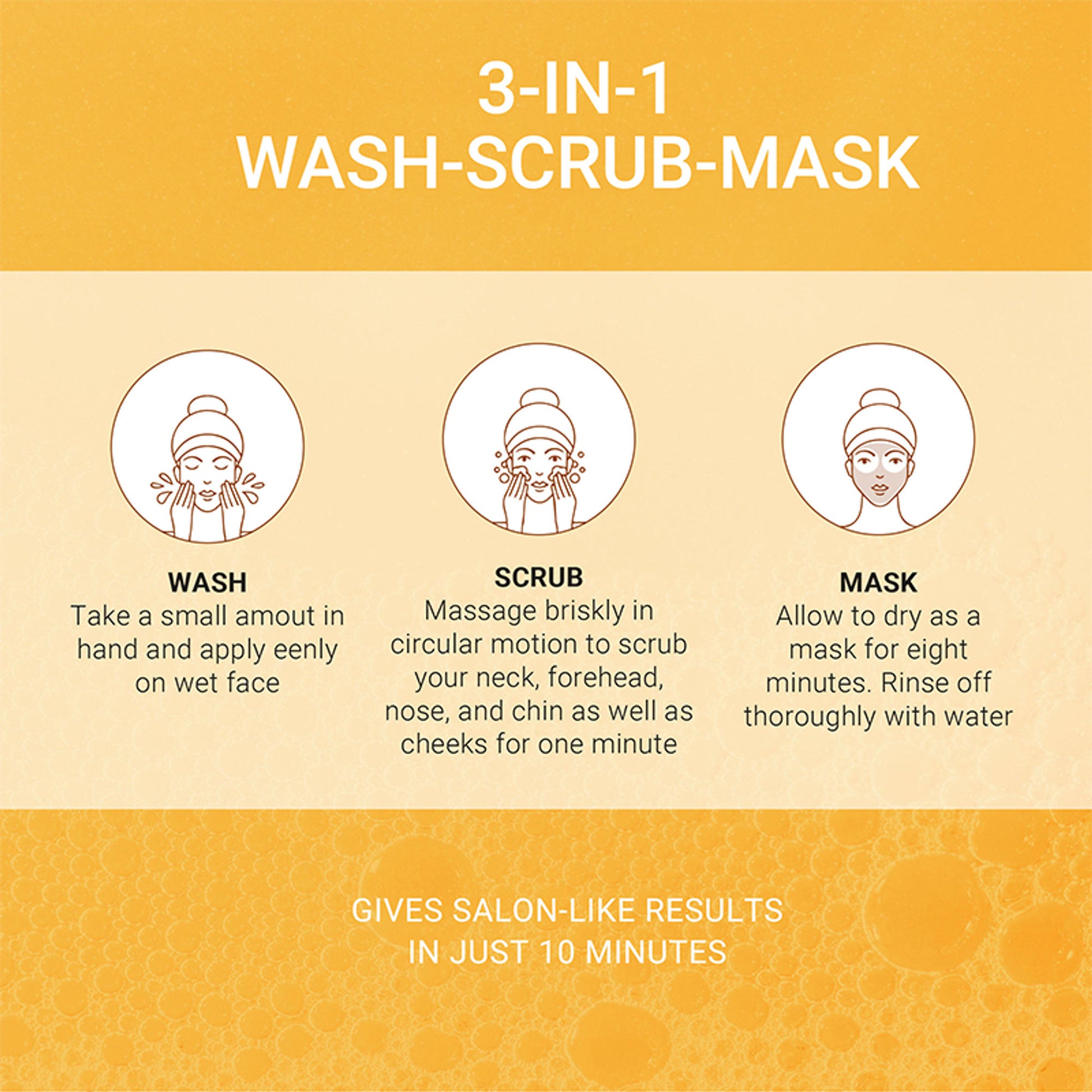IBA Ubtan Instant Facial 3 In 1 Wash, Scrub & Mask For All Skin