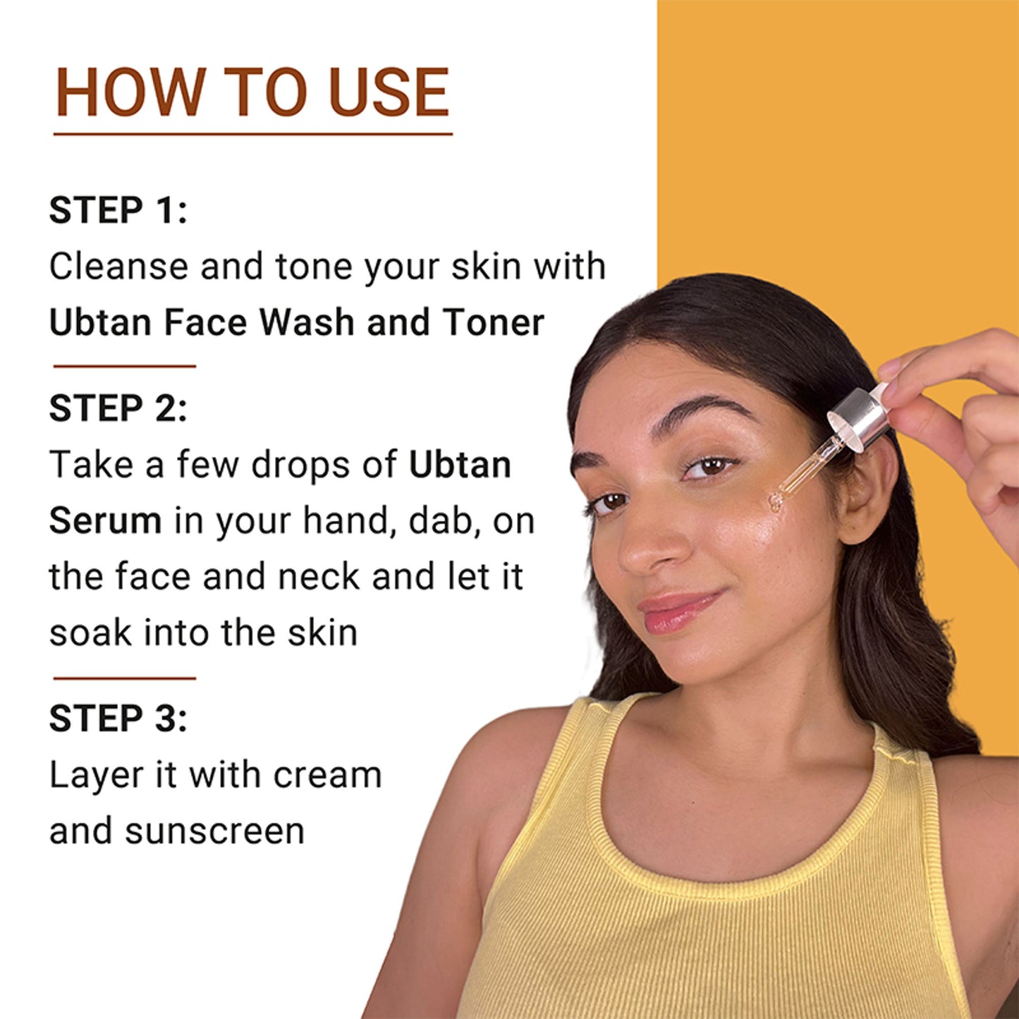 IBA Ubtan Face Serum With Turmeric, Saffron & Rosewater For Skin Brightening