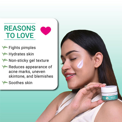 Iba Advanced Activs Crystal Clear Green Tea Gel Cream jar with green tea extract, smooth gel texture, and fresh green packaging.