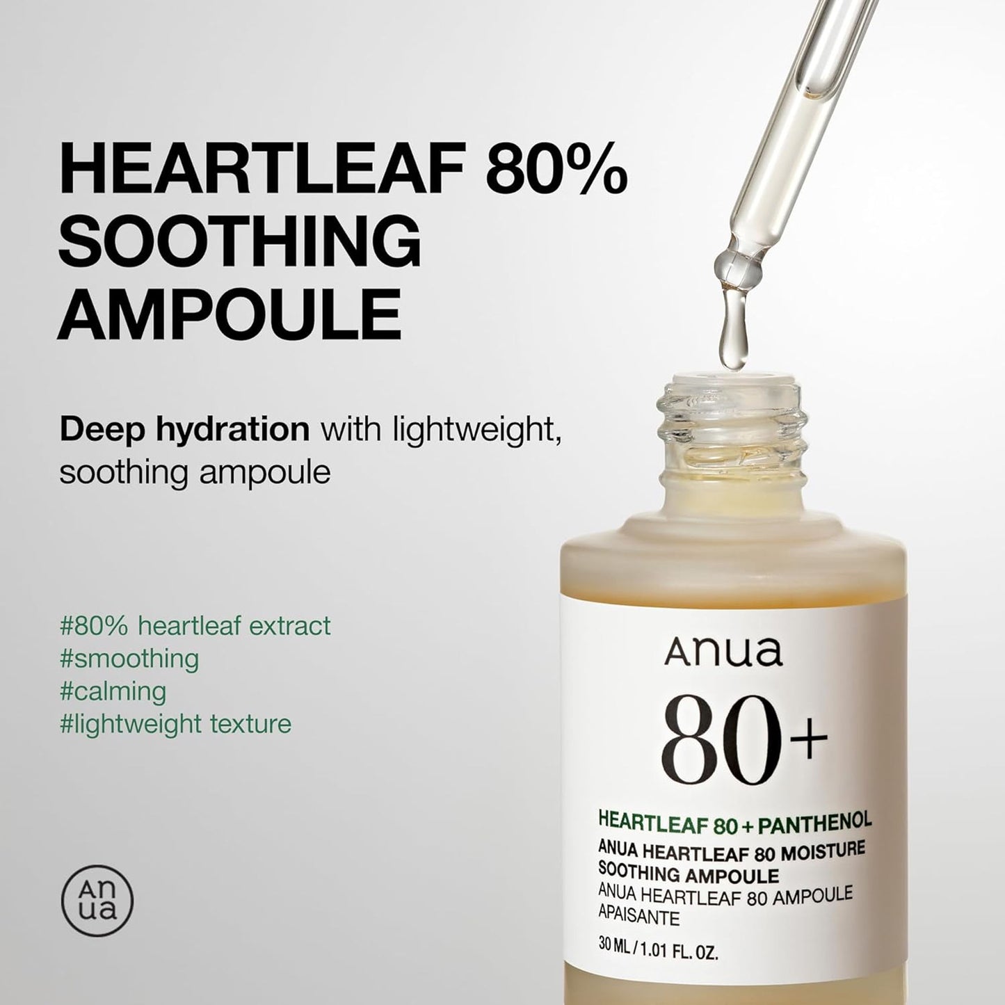 Anua Heartleaf 80 Moisture Soothing Ampoule