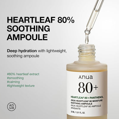 Anua Heartleaf 80 Moisture Soothing Ampoule