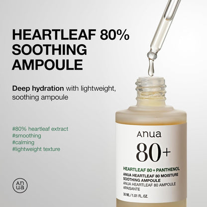 Anua Heartleaf 80 Moisture Soothing Ampoule