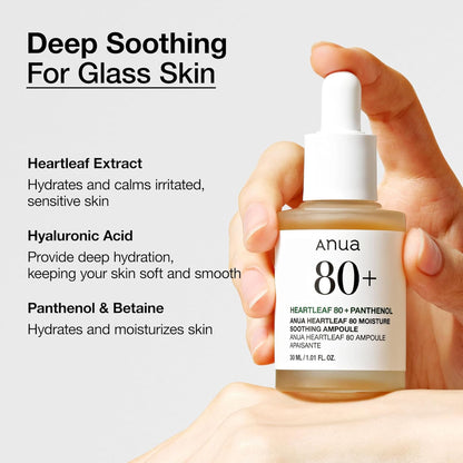 Anua Heartleaf 80 Moisture Soothing Ampoule