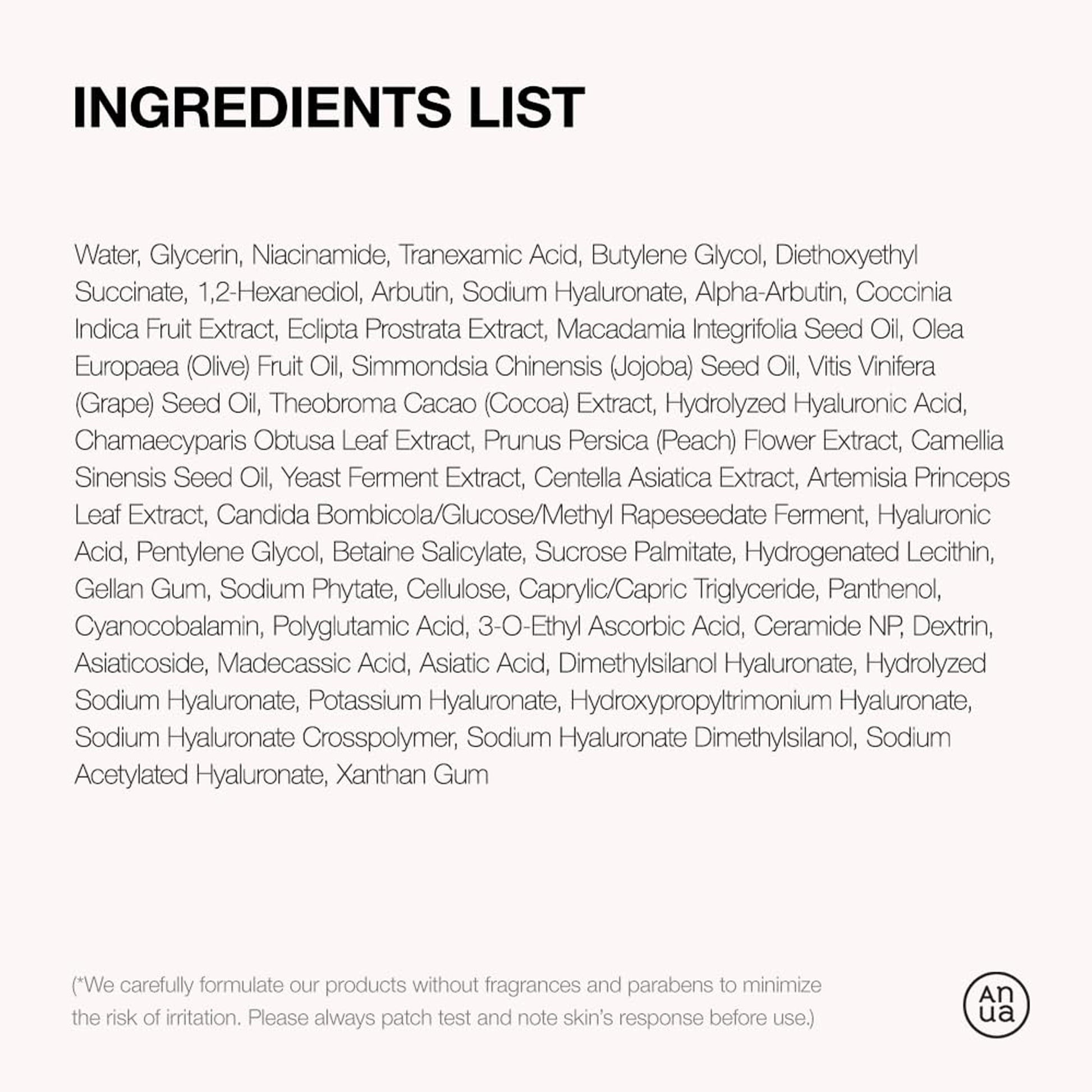 Anua Niacinamide 10 Txa 4 Serum, Brightening Korean Serum For Dark Spots & Hyperpigmentation